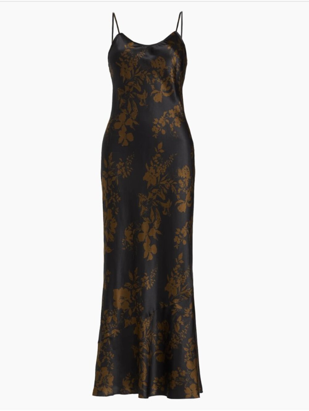 Reformation Parma Silk Dress In Night Garden